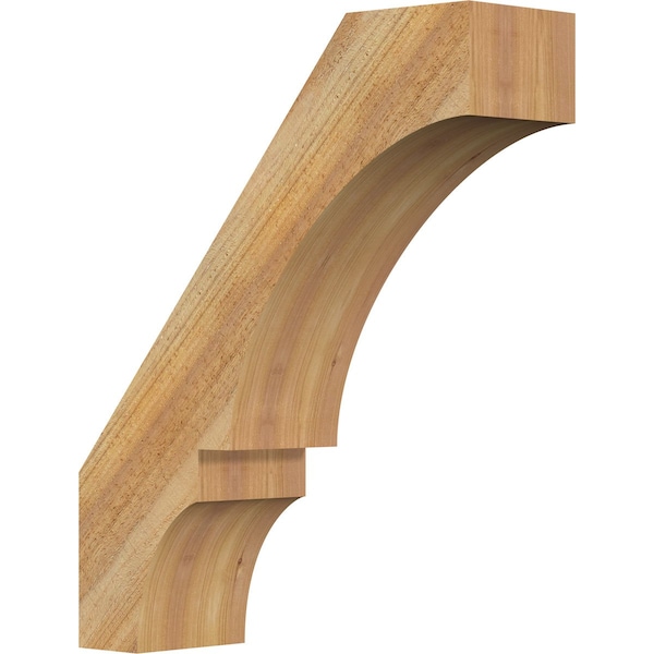 Ekena Millwork 6"W x 20"D x 24"H Balboa Rough Sawn Knee Brace, Western Red Cedar BRC06X20X24BOA00RWR - main